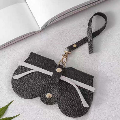 BowLift|Leather Eyeglass Case Pouch|Fashion Leather Portable for Daily Travel