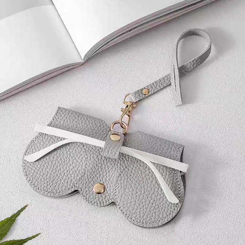 BowLift|Leather Eyeglass Case Pouch|Fashion Leather Portable for Daily Travel