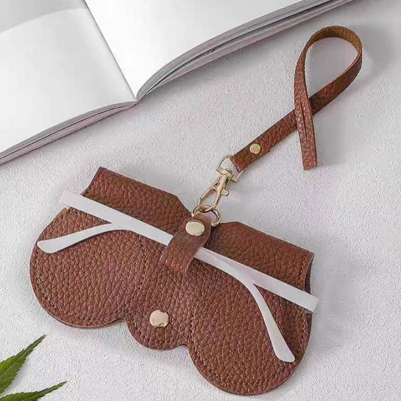 BowLift|Leather Eyeglass Case Pouch|Fashion Leather Portable for Daily Travel