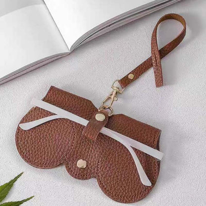 BowLift|Leather Eyeglass Case Pouch|Fashion Leather Portable for Daily Travel