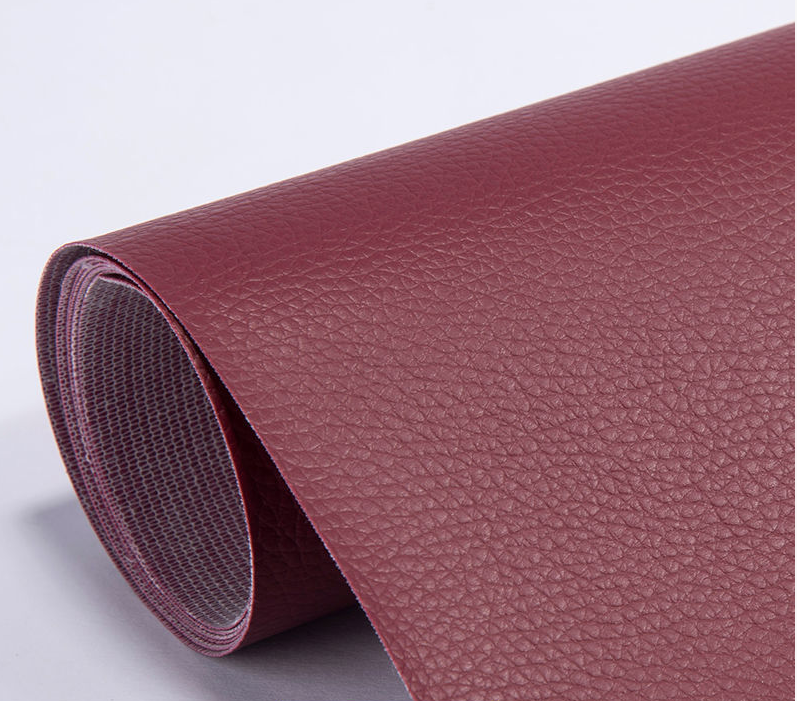 BowLtt|PVC Lychee Pattern Self-adhesive Leather Patch(Material: PVC Faux Leather; Craft: Strong Adhesive Backing; Application: Sofa/Seat Repair, Old Furniture Renovation)