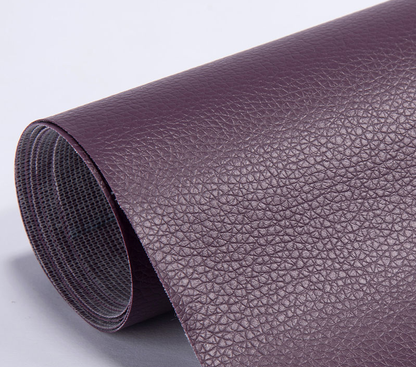 BowLtt|PVC Lychee Pattern Self-adhesive Leather Patch(Material: PVC Faux Leather; Craft: Strong Adhesive Backing; Application: Sofa/Seat Repair, Old Furniture Renovation)