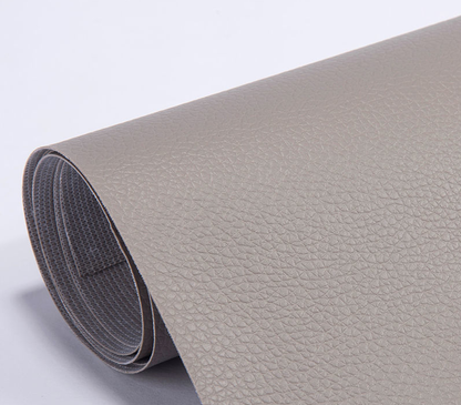 BowLtt|PVC Lychee Pattern Self-adhesive Leather Patch(Material: PVC Faux Leather; Craft: Strong Adhesive Backing; Application: Sofa/Seat Repair, Old Furniture Renovation)