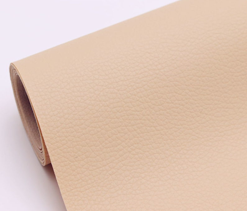 BowLtt|PVC Lychee Pattern Self-adhesive Leather Patch(Material: PVC Faux Leather; Craft: Strong Adhesive Backing; Application: Sofa/Seat Repair, Old Furniture Renovation)