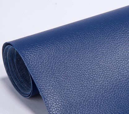 BowLtt|PVC Lychee Pattern Self-adhesive Leather Patch(Material: PVC Faux Leather; Craft: Strong Adhesive Backing; Application: Sofa/Seat Repair, Old Furniture Renovation)