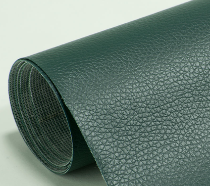 BowLtt|PVC Lychee Pattern Self-adhesive Leather Patch(Material: PVC Faux Leather; Craft: Strong Adhesive Backing; Application: Sofa/Seat Repair, Old Furniture Renovation)