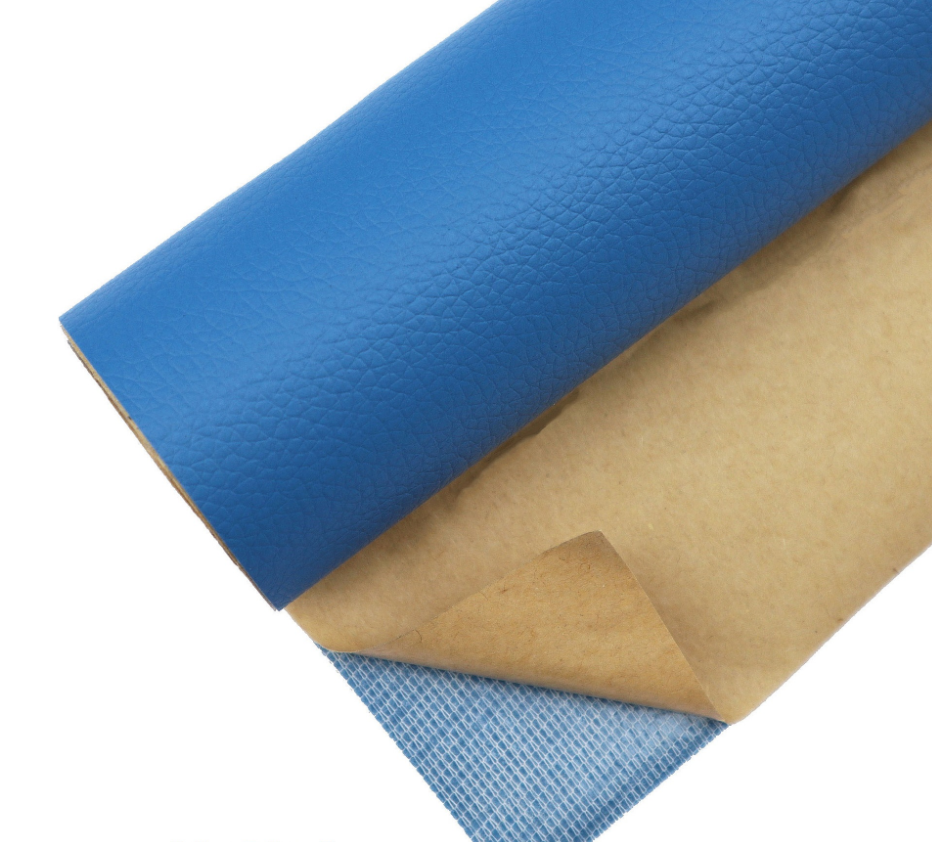 BowLtt|PVC Lychee Pattern Self-adhesive Leather Patch(Material: PVC Faux Leather; Craft: Strong Adhesive Backing; Application: Sofa/Seat Repair, Old Furniture Renovation)
