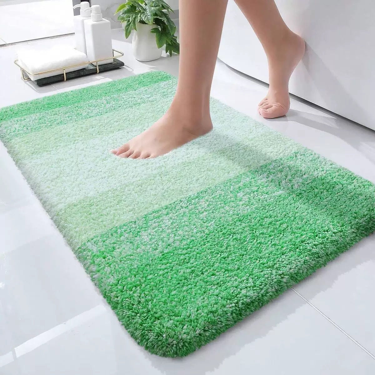 BowLift 丨 Imitation Cashmere Bathroom Mat Water Absorbent Non-slip
