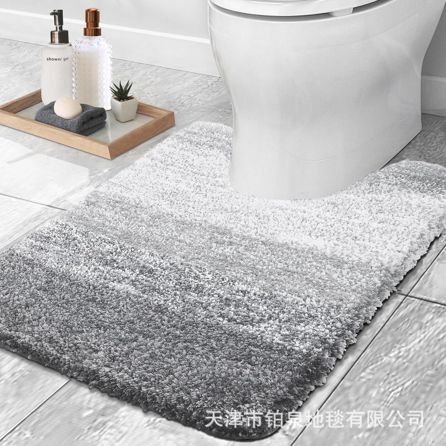 BowLift 丨 Imitation Cashmere Bathroom Mat Water Absorbent Non-slip