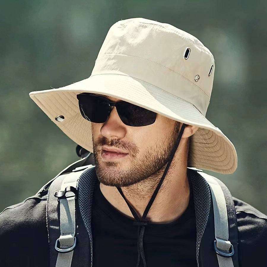 BowLift 丨 Men's Large Head Circumference Sunscreen Waterproof Fisherman Hat