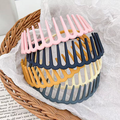 BowLift | Stylish Matte Face Wash Headband with Teeth for Anti-Slip
