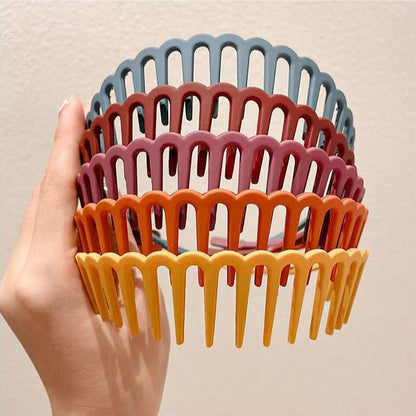 BowLift | Stylish Matte Face Wash Headband with Teeth for Anti-Slip