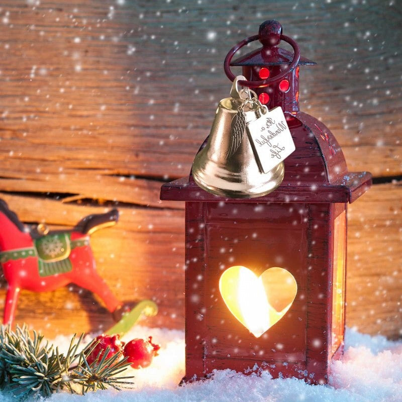 Skanto | Christmas Tree Memorial Ornaments Angel Wings Bells Hanging Decoration