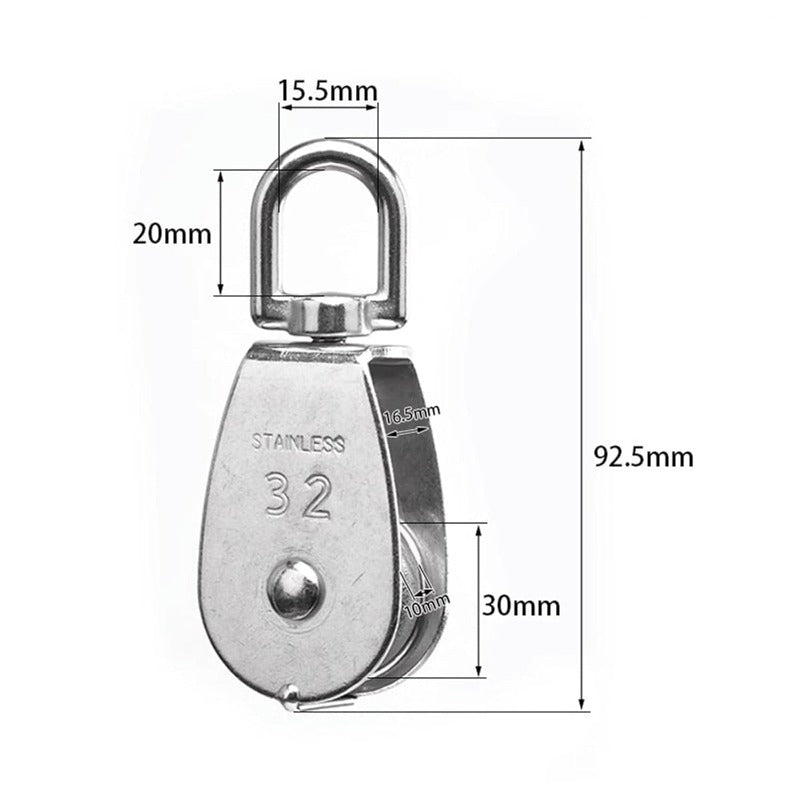 BowLift | Stainless Steel Swivel Pulley