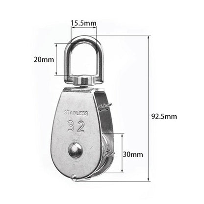 BowLift | Stainless Steel Swivel Pulley