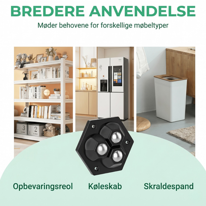TriGlide 360° Furniture Castors with Ball Bearings | Karnz