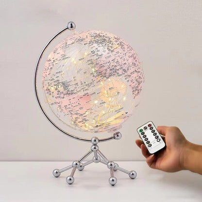 Skanto | Golden Sail World Map Decor LED Light