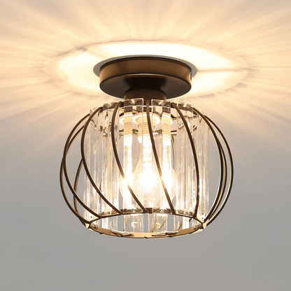 BowLift | Pendant Light Black Glass Globe Ceiling Fixture