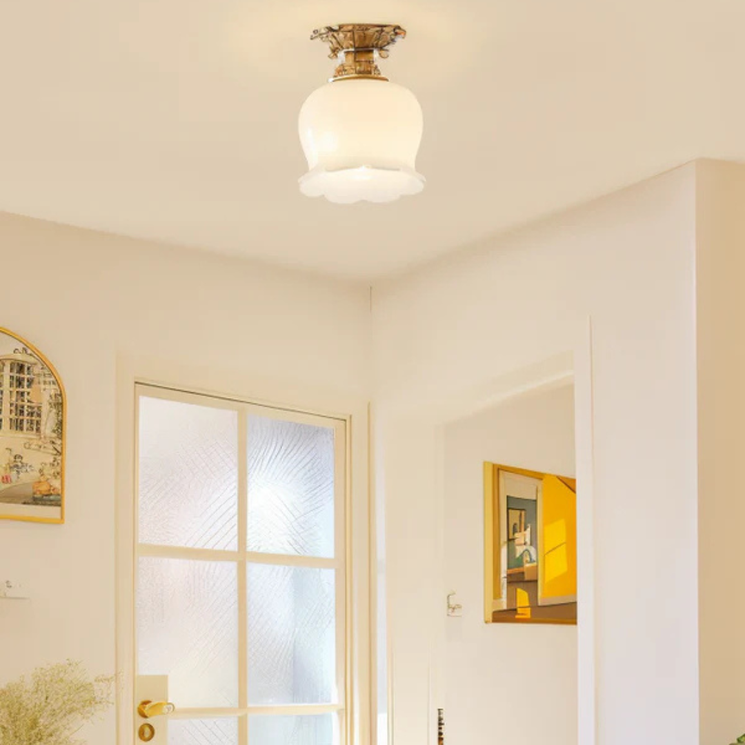 BowLift | Vintage Ceiling Lamp In Flower Shape