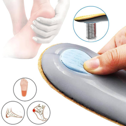 LeatherGuard Orthopedic Leather Shoe Insole | Shock Absorption - Arch Support - Comfortable Insole - Foot Pain Relief - Moisture Wicking Bowlift