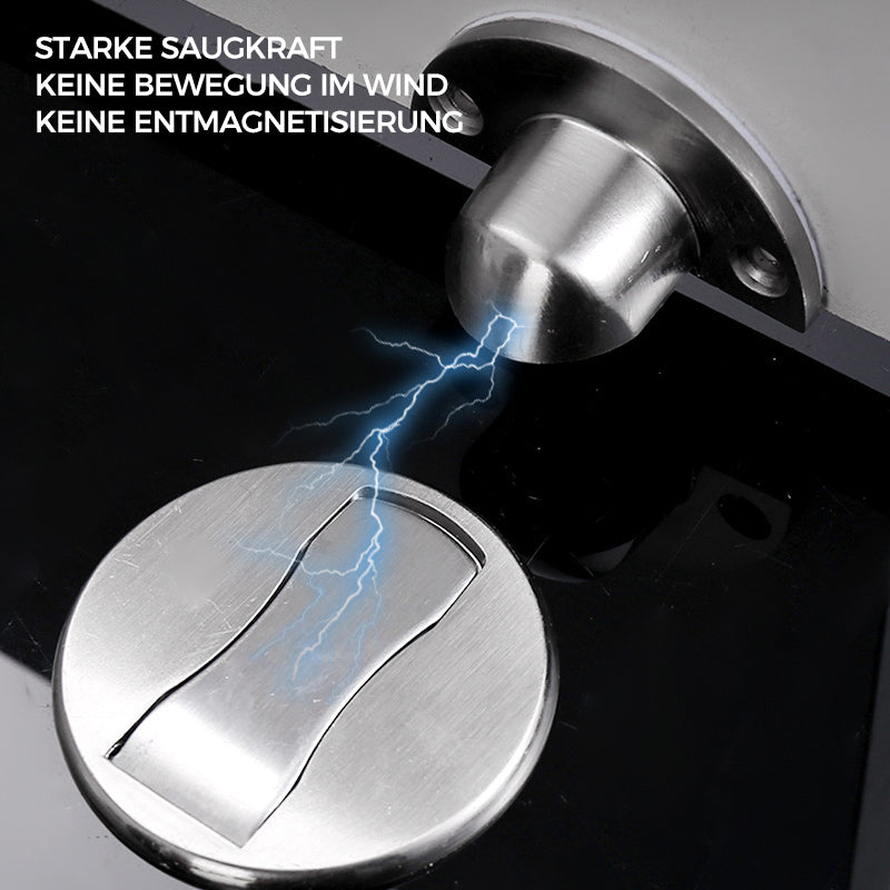 Invisible magnetic stainless steel door stop