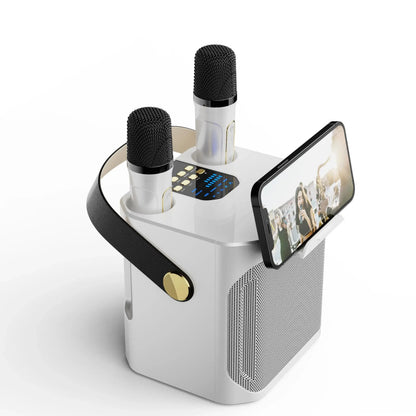Skanto | Karaoke Bluetooth Speaker | 360° Surround Sound, Dual Microphones & Portable for Parties and Outdoor Gatherings