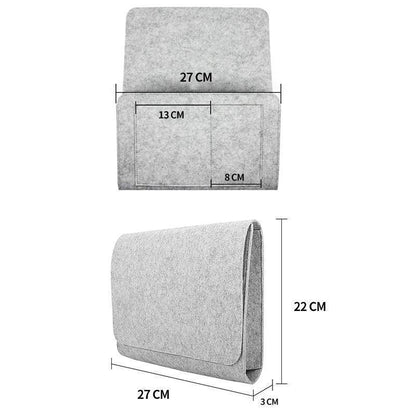 Hanging bag for bedside storage | Karnz