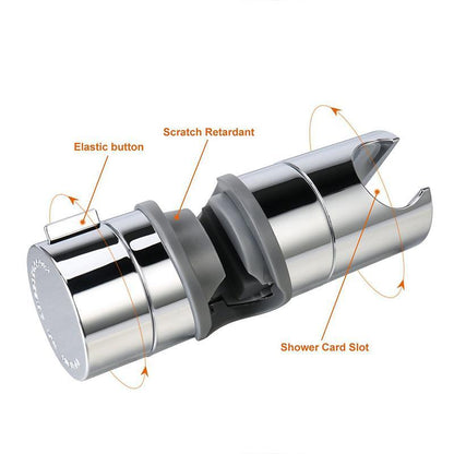 Adjustable shower head holder for slide rail | Brehn