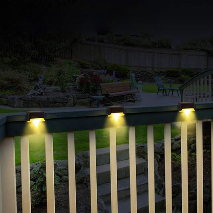 Outdoor Waterproof Stair Solar Lights (4 PCS) | Bowlift