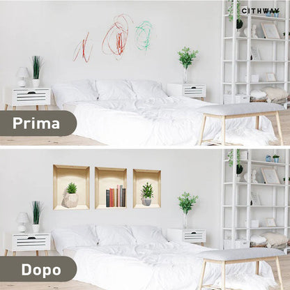 Skanto | Self-Adhesive 3D Plant Wall Stickers