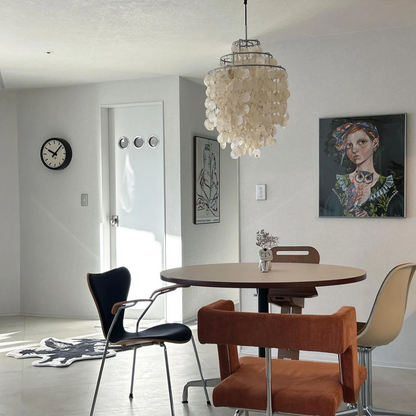 Skanto | Stylish Vintage Lamp with Shells and Coastal Ambiance