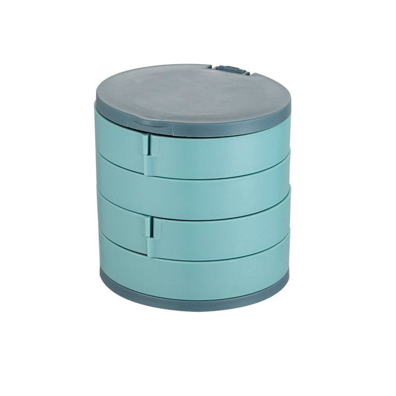 Brehn | Jewelry Box - 360° rotatable storage box for jewelry, maximum protection and organization