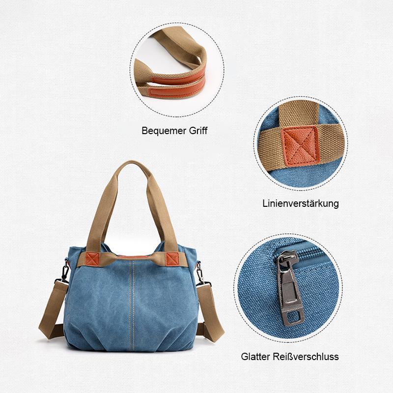 Canvas Shoulder Bag with Large Capacity | Karnz
