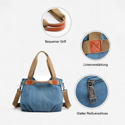 Canvas Shoulder Bag with Large Capacity | Karnz