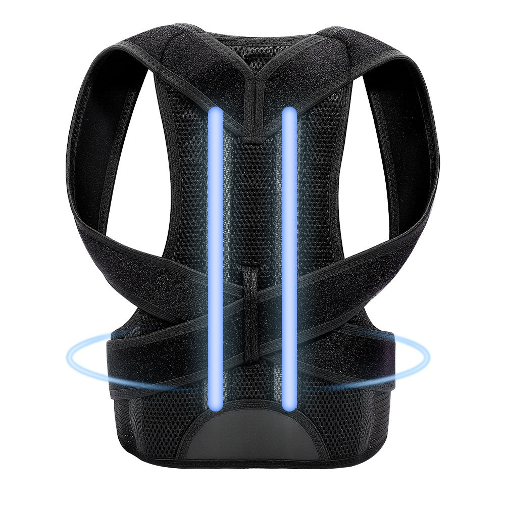 BowLift | Posture Corrector Back Brace – Adjustable Lumbar Support Belt for Back Pain Relief & Spine Alignment | Unisex UK