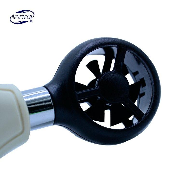 BowLift | Wind Speed Meter with LCD Backlight Display Handheld Windmeter