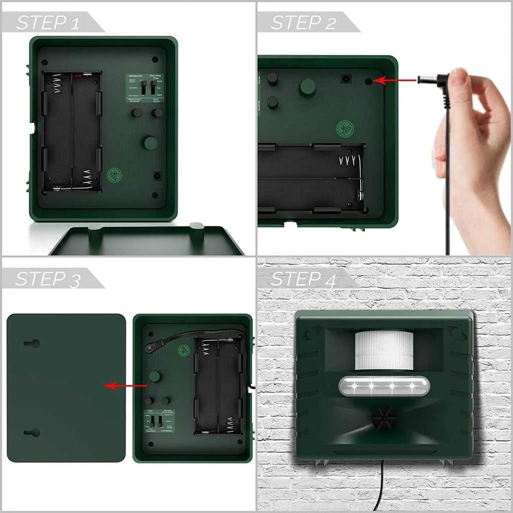 Skanto | Ultrasonic Woodpecker Repeller – Effective and Humane Bird Deterrent for Gardens and Homes