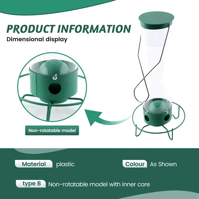 BowLift | Squirrel Proof Bird Feeder | Heavy-Duty Metal, Multi-Feeding Ports & Ideal for Backyard Birdwatching