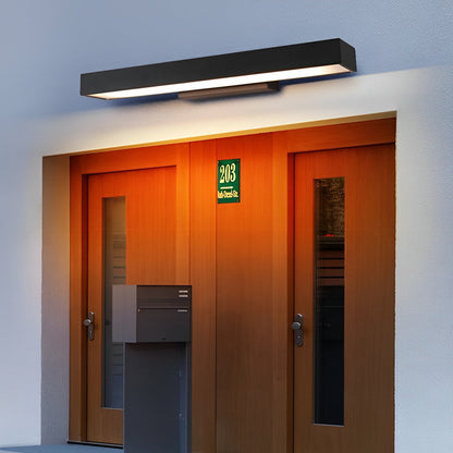 BowLift | Modern LED Wall Lamp with Motion Sensor and Black Housing