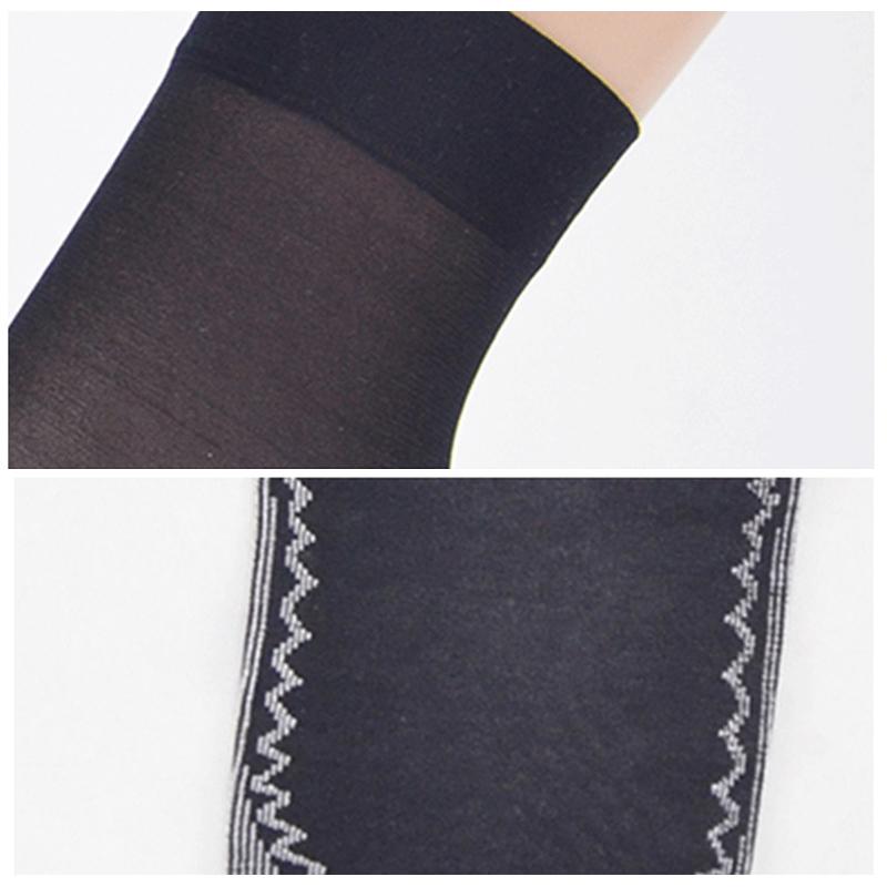 BowLift | Silky Anti-Slip Cotton Socks, 5 Pairs