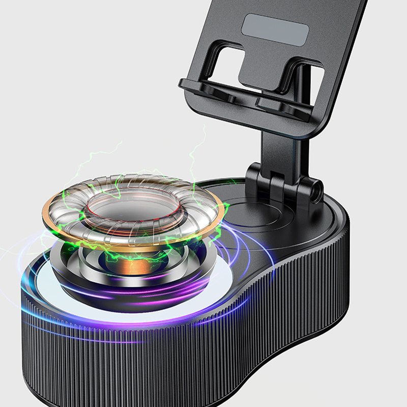 BowLift | 360° Adjustable Phone Stand with Built-in Bluetooth Speaker