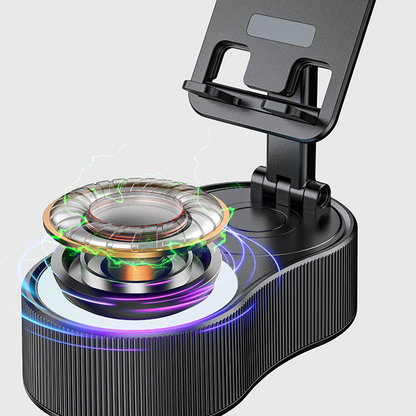 BowLift | 360° Adjustable Phone Stand with Built-in Bluetooth Speaker