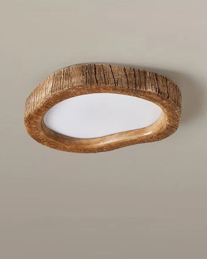 Skanto | Wood & Subtle Glow Ceiling Lamp