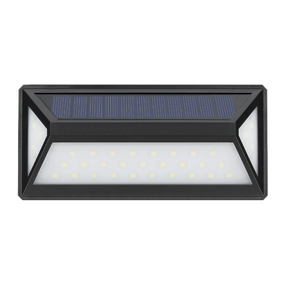 BowLift | Modern Solar LED Wall Light for Outdoors – Waterproof Facade Lighting with Motion Sensor