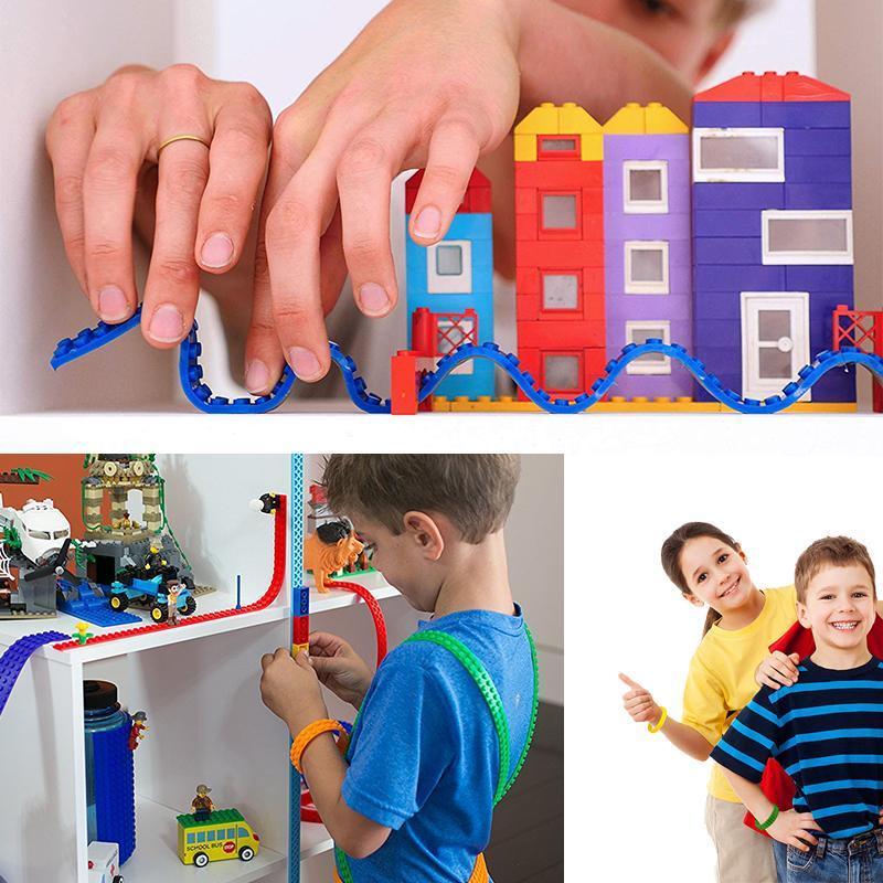 Self-adhesive building block silicone tape
