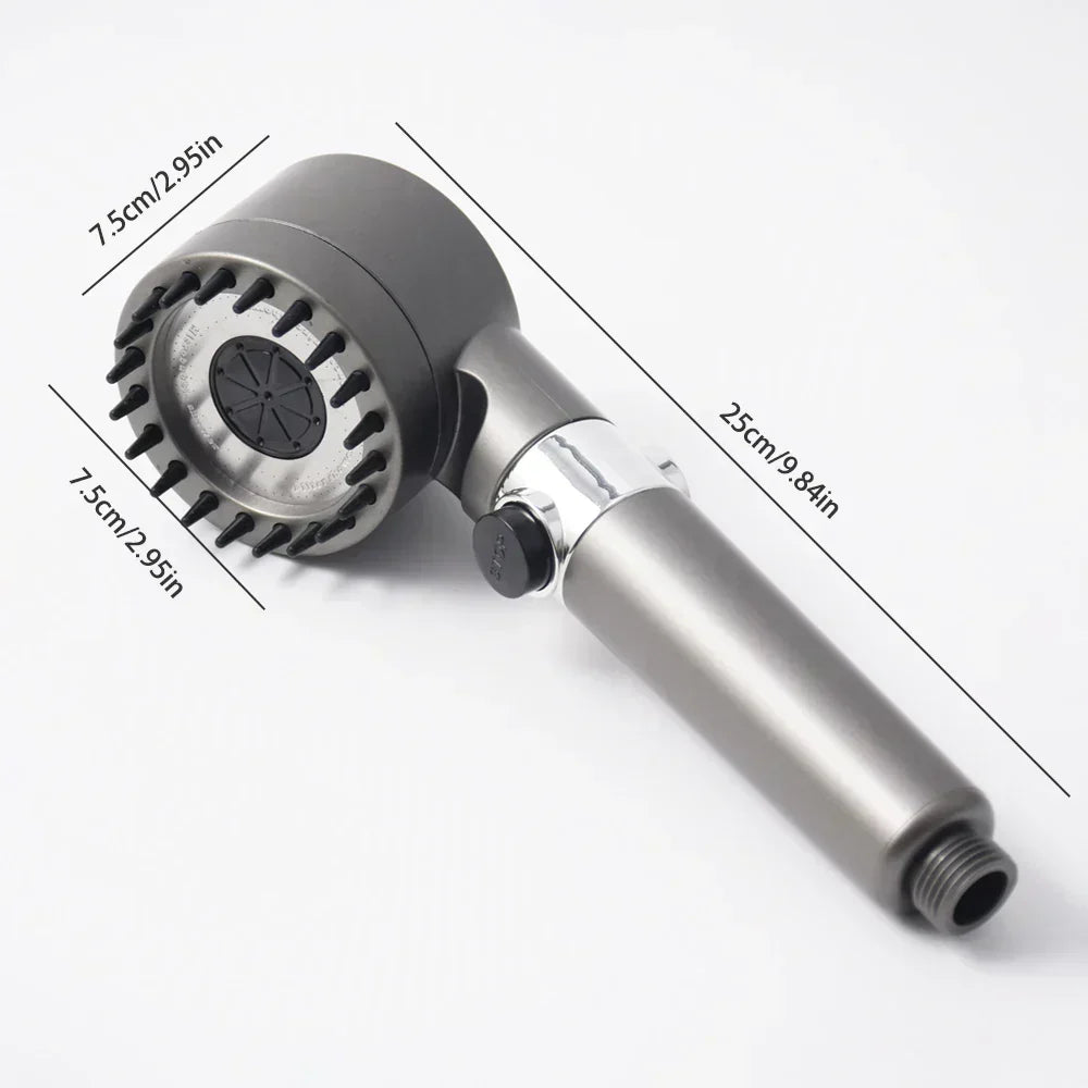 BowLift | Adjustable High-Pressure Shower Head With 3 Settings And Water Filter
