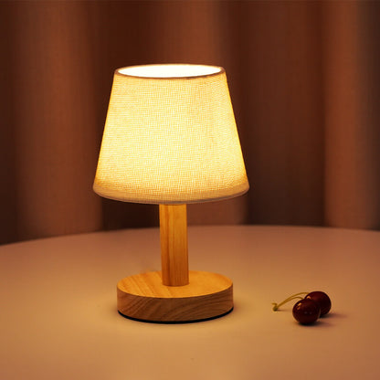 Skanto | Skanto Vintage Linen Lampshade 1-Light LED Table Lamp