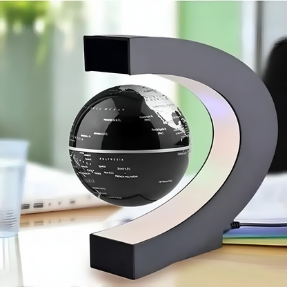 Skanto | Armstrong | Magnetic Levitation Floating Globe Lamp with LED World Map