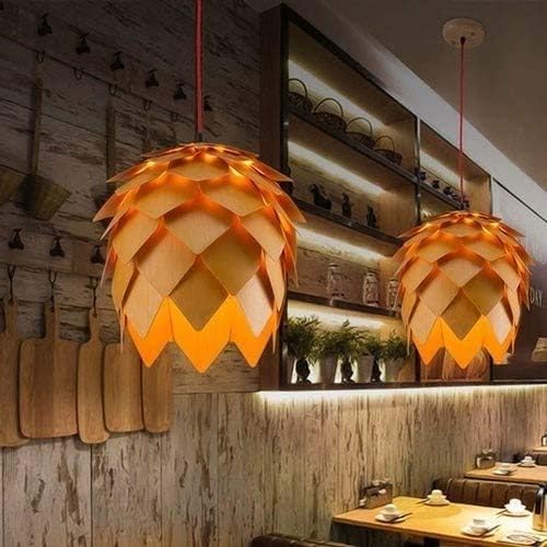 Skanto | Handmade Pinecone Wood Pendant Lamp