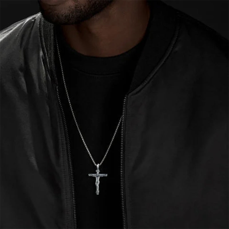 Skanto | Titanium Steel Cross Pendant Necklace